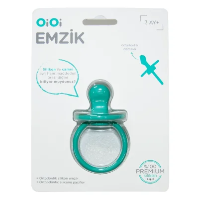 Oioi Silikon Emzik 3 Ay + Yeşil
