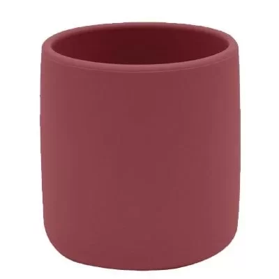 OiOi Silikon Mini Bardak Bordo