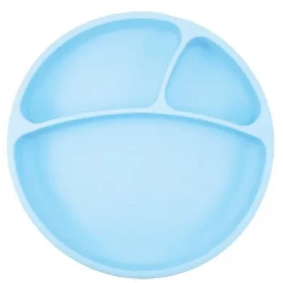 OiOi Porsiyon Vakumlu Mama Tabağı Mavi