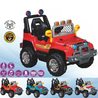 Aliş Akülü Magnum Jeep Tek Kişilik 503K Kumandalı Mavi