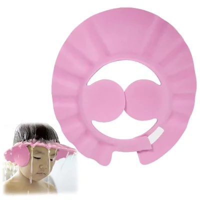 Sevi Bebe Bebek Duş Başlığı Pembe Duş Şapkası