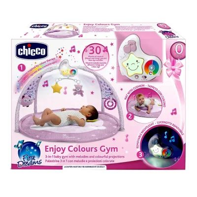 Chicco 3ü 1 Arada Egzersiz Minderi Oyun Halısı - Pembe