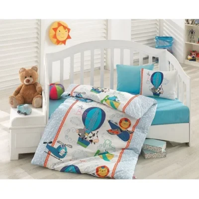 Cotton Box Ranforce Bebek Nevresim Uçan Balon