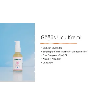 Baby İcon Göğüs Ucu Kremi 30 ml + Hediyeler