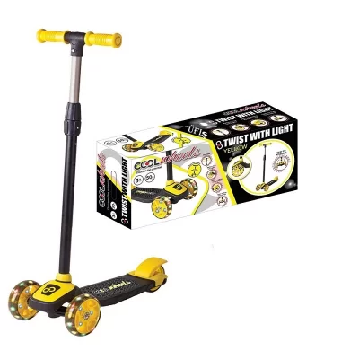 Led Işıklı 3 Tekerlekli Yükseklik Ayarlı Twist Scoote- 50 kg