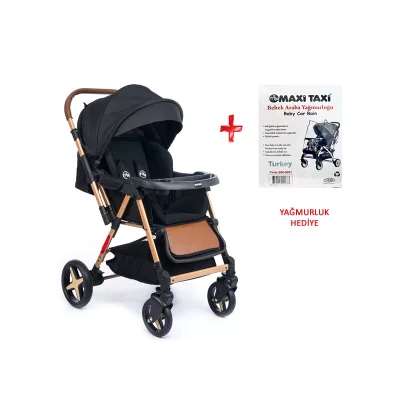 Maxi Taxi Milano Çift Yönlü Mama Tablalı Bebek Arabası