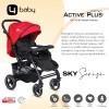 4 Baby Active Plus Sky Serisi Çift Yönlü Travel Sistem Bebek Arabası