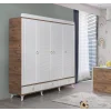 Belinay 4 Kapılı Kapitoneli Bebek Odası Takımı