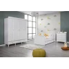 Aqua White 4 Kapılı Kapitoneli Bebek Odası Takımı