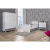 Aqua Grey 3 Kapılı Kapitoneli Bebek Odası Takımı