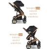 Maxi Taxi Fast Pro Alüminyum Travel Sistem Bebek Arabası / Gold Black