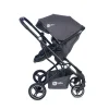 4 Baby Smart Siyah Travel Sistem Bebek Arabası Antrasit