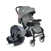 4 Baby Active Beyaz Travel Sistem Bebek Arabası Gri