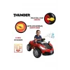 UJ Toys Thunder 12V Uzaktan Kumandalı Işıklı ve Müzikli Akülü Araba