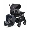 4 Baby Olympus Siyah Travel Sistem Bebek Arabası Antrasit