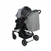 4 Baby Olympus Siyah Travel Sistem Bebek Arabası Gri