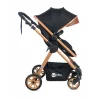 4 Baby Cool Gold Travel Sistem Bebek Arabası Siyah