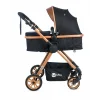 4 Baby Cool Gold Travel Sistem Bebek Arabası Siyah