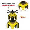 Uj Toys Müzikli ve Led Işıklı Akülü Atv 6V Buddy Sarı