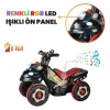 Uj Toys Müzikli ve Led Işıklı Akülü Atv 6V Karınca Siyah