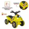 Uj Toys Müzikli ve Led Işıklı Akülü Atv 6V Karınca Sarı