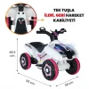 Uj Toys Müzikli ve Led Işıklı Akülü Atv 6V Ranger Prenses