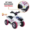 Uj Toys Müzikli ve Led Işıklı Akülü Atv 6V Ranger Prenses
