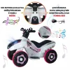 Uj Toys Müzikli ve Led Işıklı Akülü Atv 6V Ranger Prenses