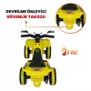 Uj Toys Müzikli ve Led Işıklı Akülü Atv 6V Ranger Sarı