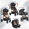 Joell New Truva III Travel Sistem Bebek Arabası - Gold Siyah