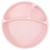 OiOi Porsiyon Vakumlu Mama Tabağı Toz Pembe