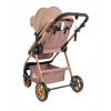 4 Baby Cool Gold Travel Sistem Bebek Arabası Kahve
