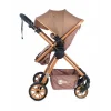 4 Baby Cool Gold Travel Sistem Bebek Arabası Kahve