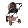 4 Baby Cool Gold Travel Sistem Bebek Arabası Kahve