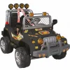 Aliş Akülü Mega Jeep Çift Kişilik 504K Kumandalı Siyah