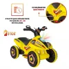Uj Toys Müzikli ve Led Işıklı Akülü Atv 6V Safari Atv Sarı