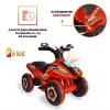Uj Toys Müzikli ve Led Işıklı Akülü Atv 6V Safari Atv Kırmızı
