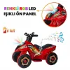 Uj Toys Müzikli ve Led Işıklı Akülü Atv 6V Safari Atv Kırmızı