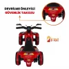 Uj Toys Müzikli ve Led Işıklı Akülü Atv 6V Safari Atv Kırmızı