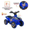 Uj Toys Müzikli ve Led Işıklı Akülü Atv 6V Safari Atv Mavi