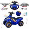 Uj Toys Müzikli ve Led Işıklı Akülü Atv 6V Safari Atv Mavi