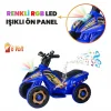 Uj Toys Müzikli ve Led Işıklı Akülü Atv 6V Safari Atv Mavi