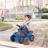 Uj Toys Müzikli ve Led Işıklı Akülü Atv 6V Safari Atv Mavi