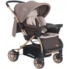 Prava P11 Gold Çift Yönlü Bebek Arabası kahverengi