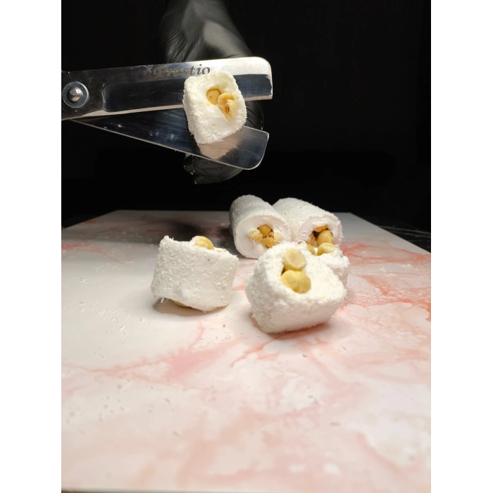 Sultan Fındıklı Sarma Lokum 400g, Premium Metal Kutuda Türk Lokumu