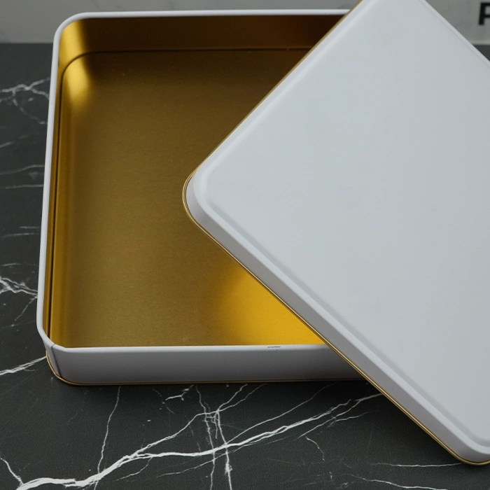 Beyaz Metal Kutu 192 x 192 x 45H mm