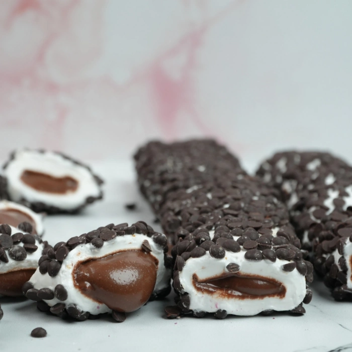 Damla Çikolatalı Sarma Lokum 400g, Premium Metal Kutuda Türk Lokumu