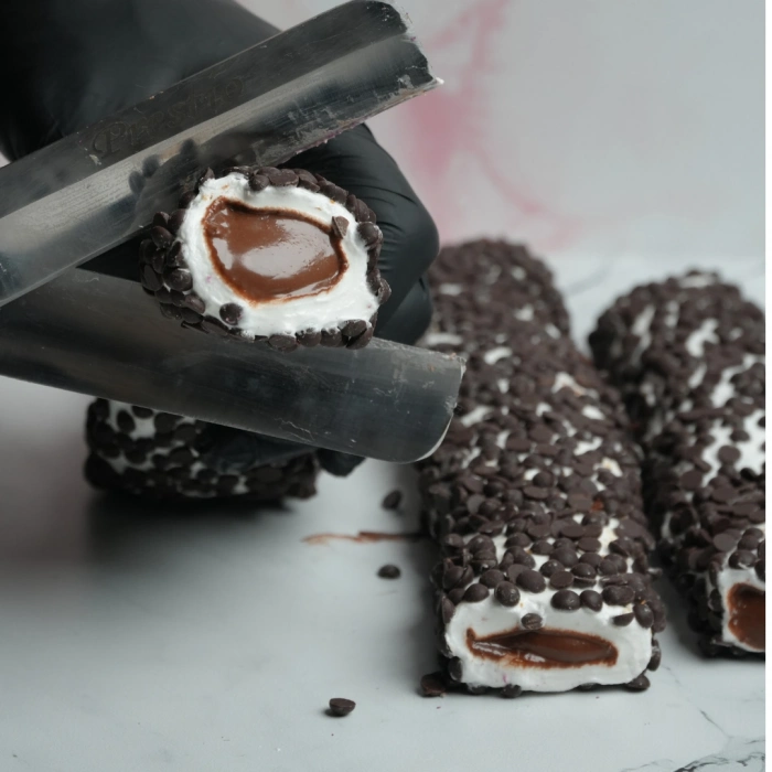 Damla Çikolatalı Sarma Lokum 400g, Premium Metal Kutuda Türk Lokumu