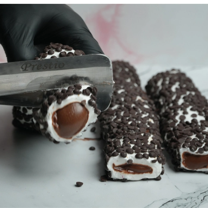 Damla Çikolatalı Sarma Lokum 700g, Premium Metal Kutuda Türk Lokumu