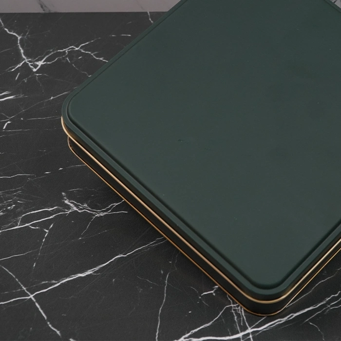 Yeşil Metal Kutu 192 x 192 x 45H mm